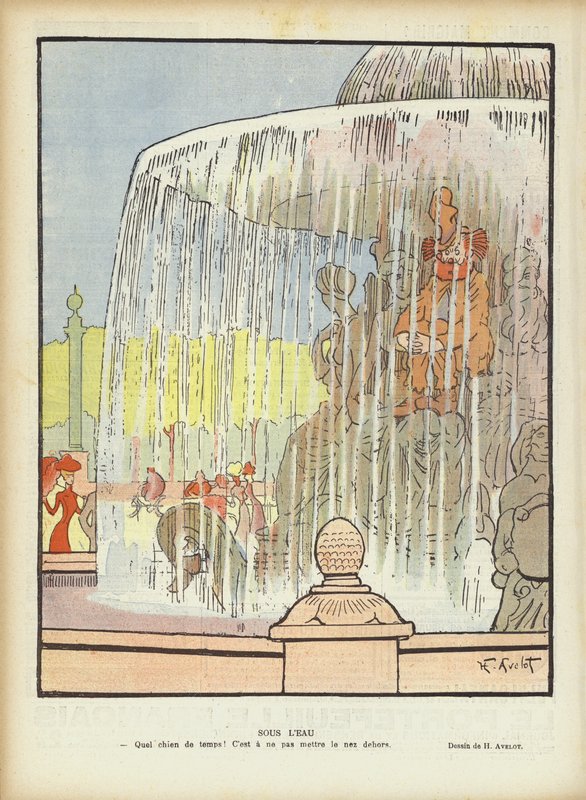 Illustration for Le Rire by Henri Avelot