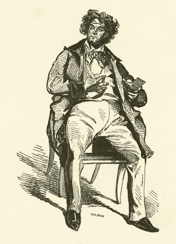 The Theatrical Agent by Henri Bonaventure (after) Monnier