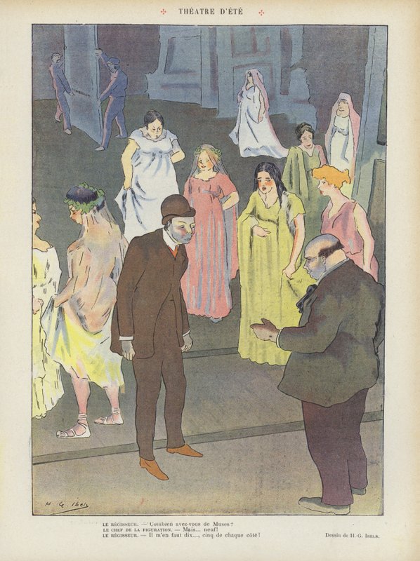 Illustration for Le Rire by Henri Gabriel Ibels
