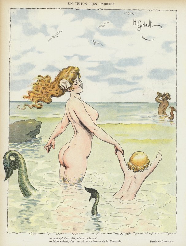 Illustration for Le Rire by Henri Gerbault