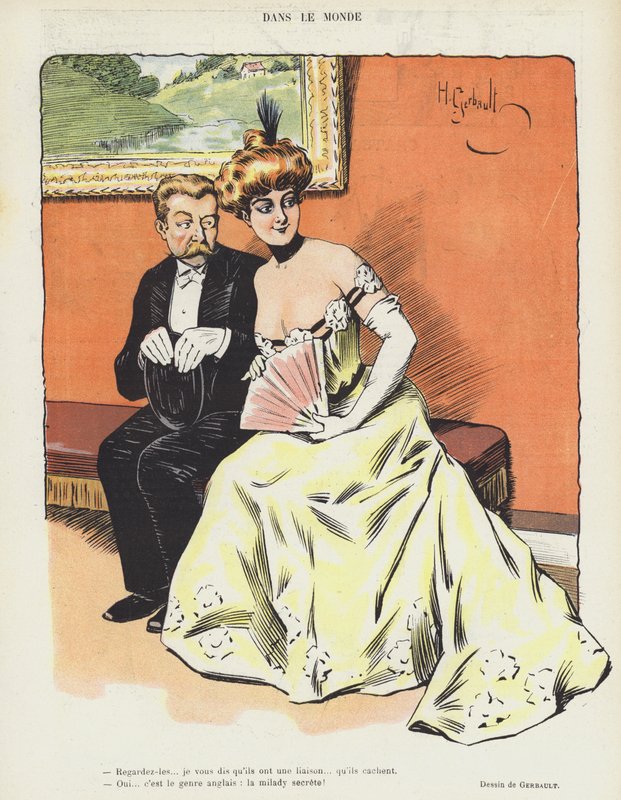 Illustration for Le Rire by Henri Gerbault