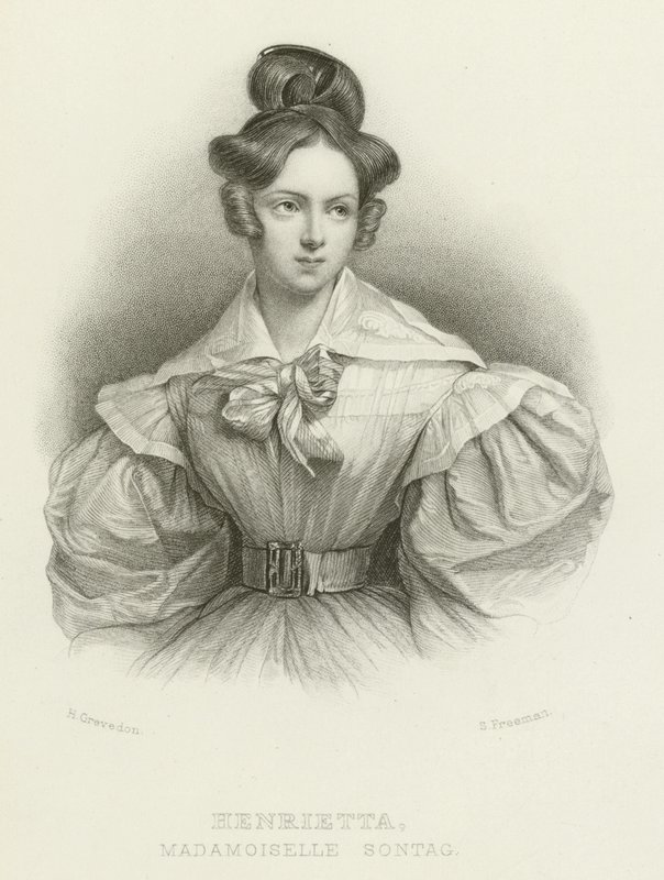 Henrietta, Mademoiselle Sontag by Henri Grevedon