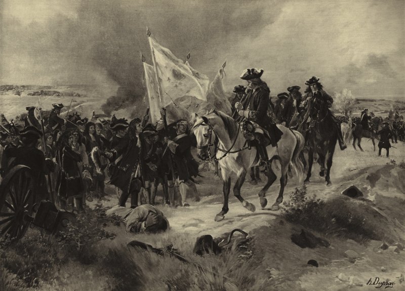 Battle of Ramillies, 1706 by Henri Louis Dupray