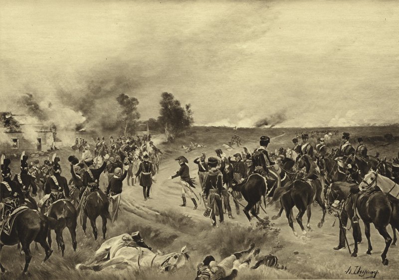 Battle of Waterloo, 1815 by Henri Louis Dupray
