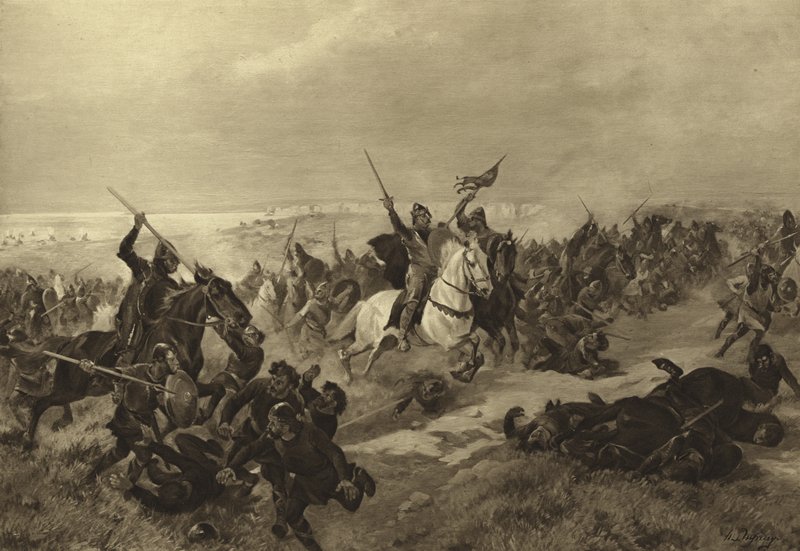 The Battle of Hastings, 1066 by Henri Louis Dupray