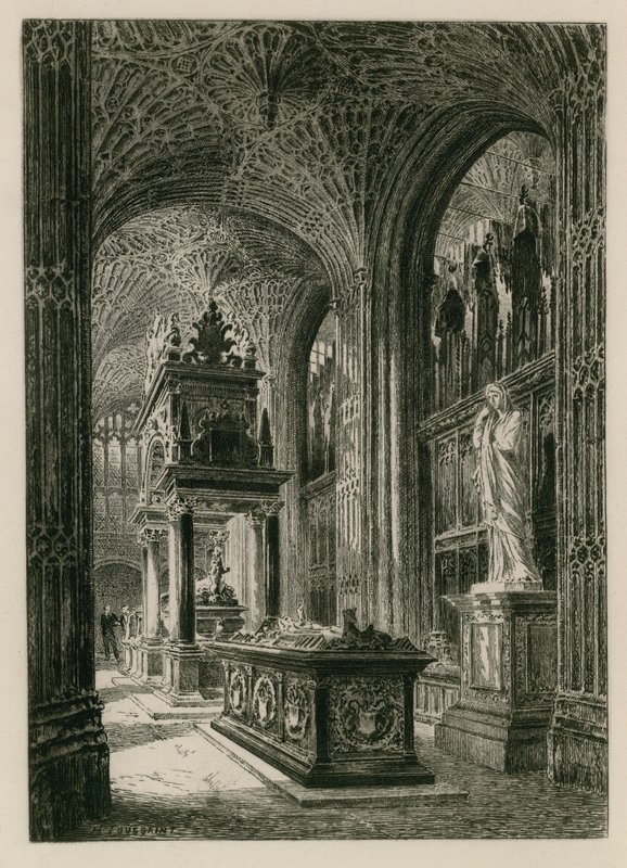 Interior of Westminster Abbey by Henri Toussaint