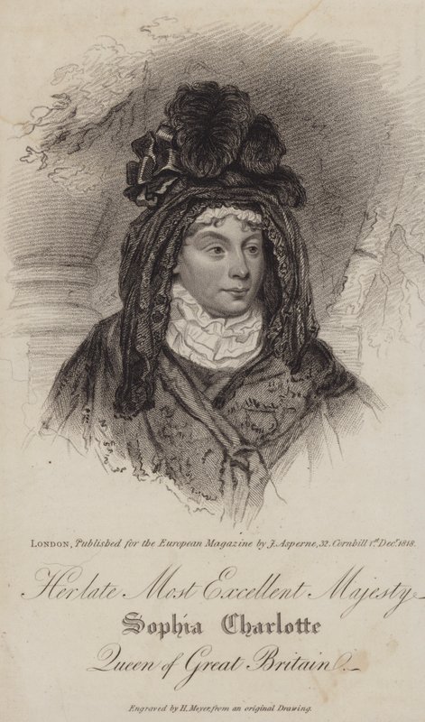 Charlotte of Mecklenburg-Strelitz, Queen Consort of King George III by Henri after Meyer