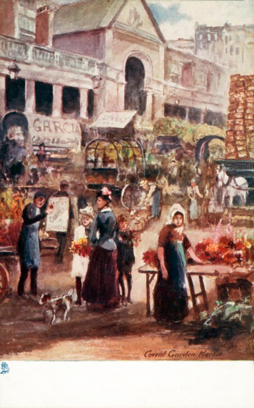 Old London: Covent Garden Market by Henrie Pitcher