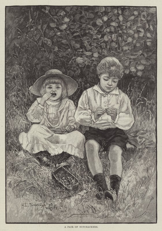 A Pair of Nutcrackers by Henry Charles Seppings Wright