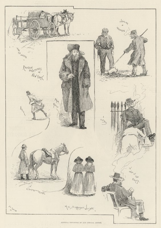 America revisited by Our Special Artist by Henry Charles Seppings Wright