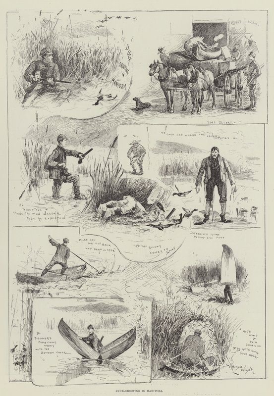 Duck-Shooting in Manitoba by Henry Charles Seppings Wright