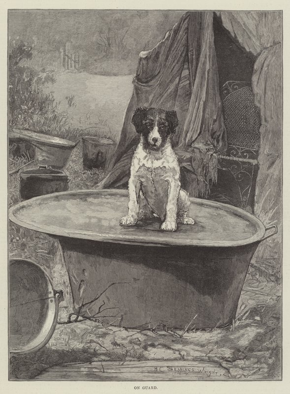 On Guard by Henry Charles Seppings Wright