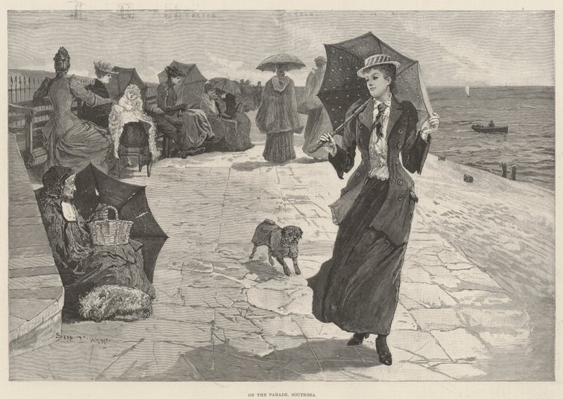 On the Parade, Southsea by Henry Charles Seppings Wright