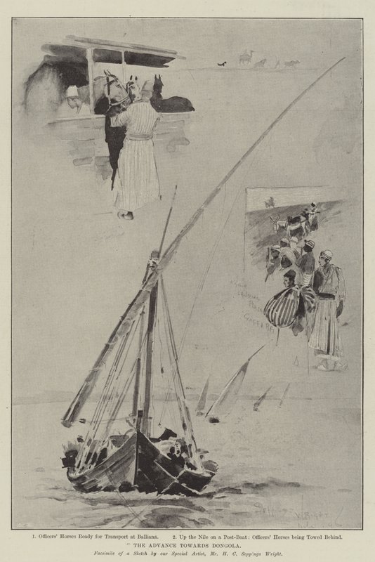 The Advance towards Dongola by Henry Charles Seppings Wright