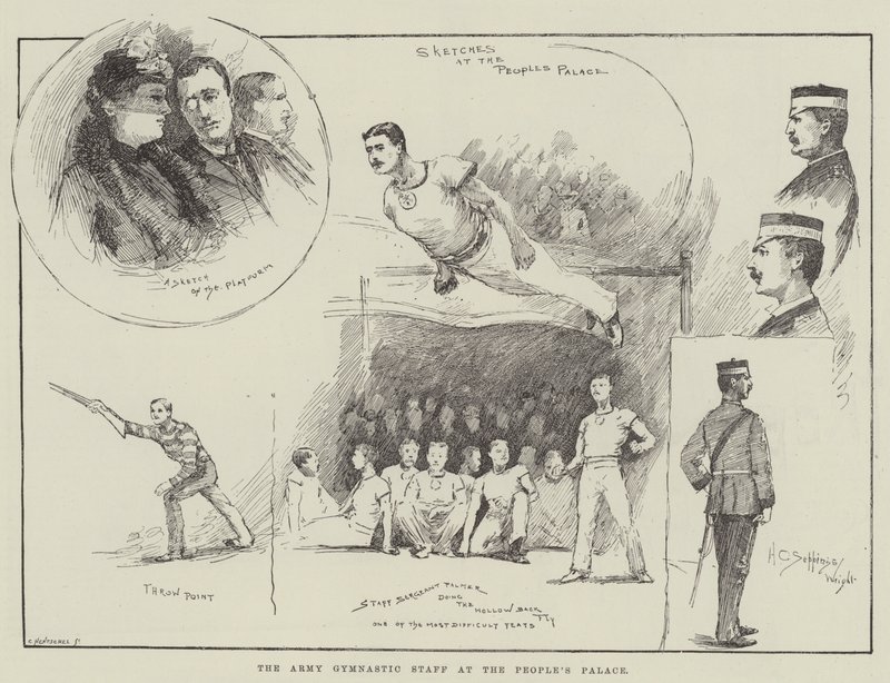 The Army Gymnastic Staff at the People