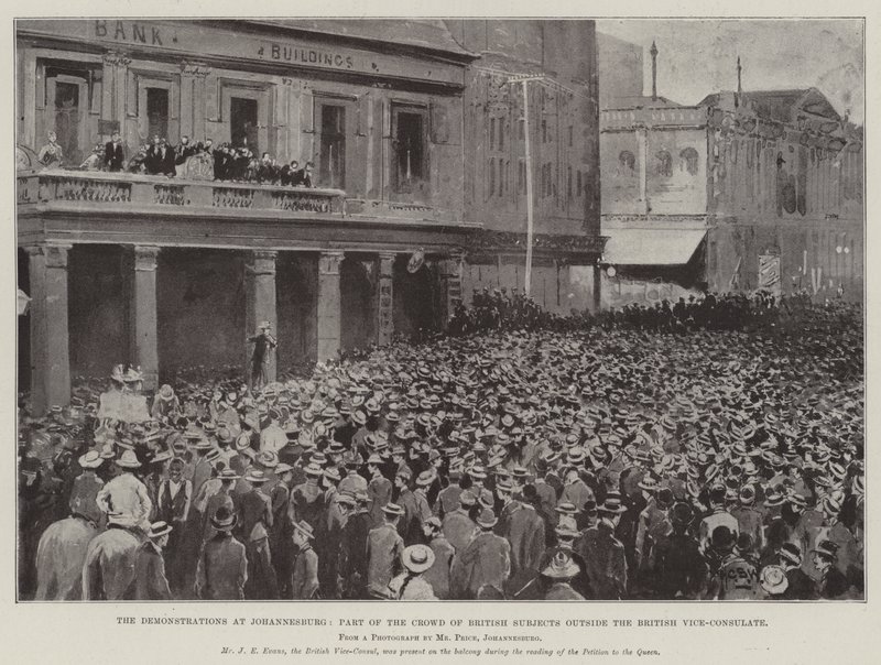 The Demonstrations at Johannesburg by Henry Charles Seppings Wright