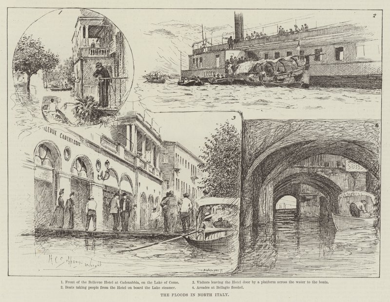 The Floods in North Italy by Henry Charles Seppings Wright