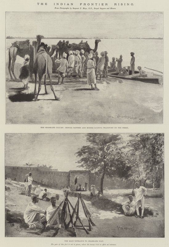 The Indian Frontier Rising by Henry Charles Seppings Wright