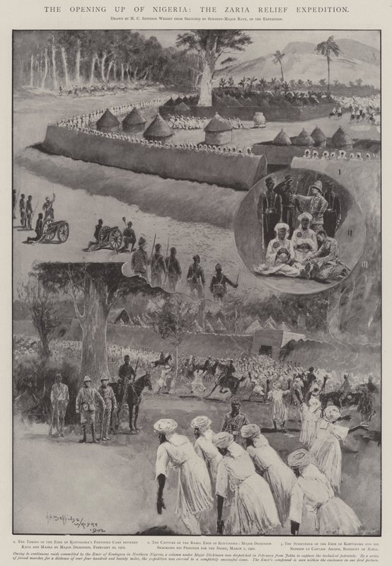 The Opening up of Nigeria, the Zaria Relief Expedition by Henry Charles Seppings Wright
