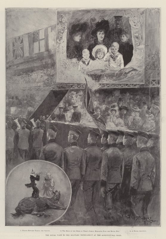The Royal Visit to the Military Tournament at the Agricultural Hall by Henry Charles Seppings Wright