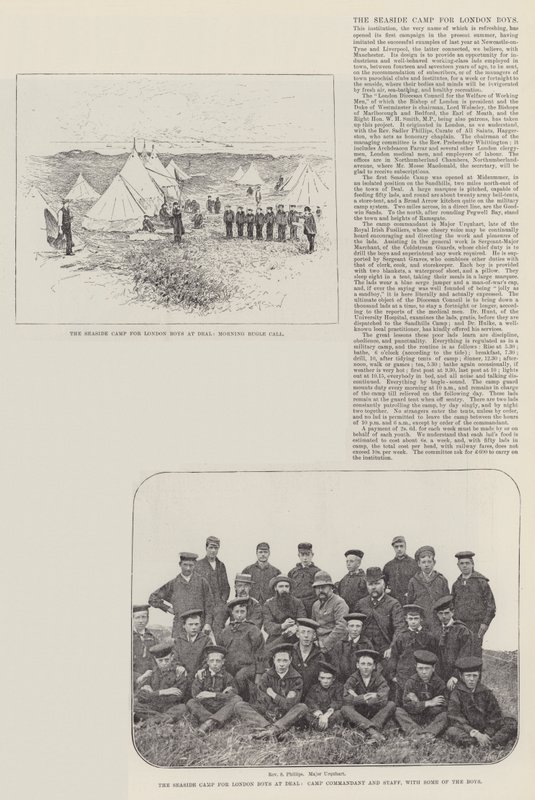 The Seaside Camp for London Boys by Henry Charles Seppings Wright