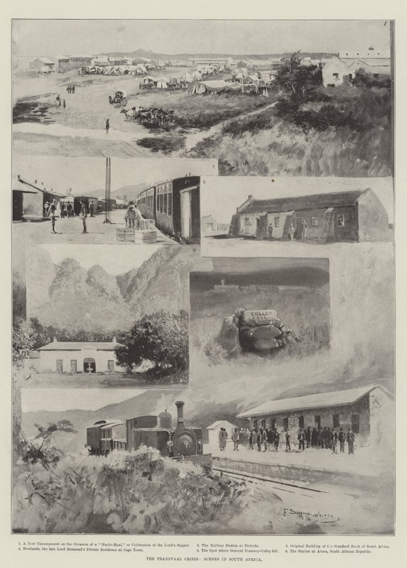 The Transvaal Crisis, Scenes in South Africa by Henry Charles Seppings Wright