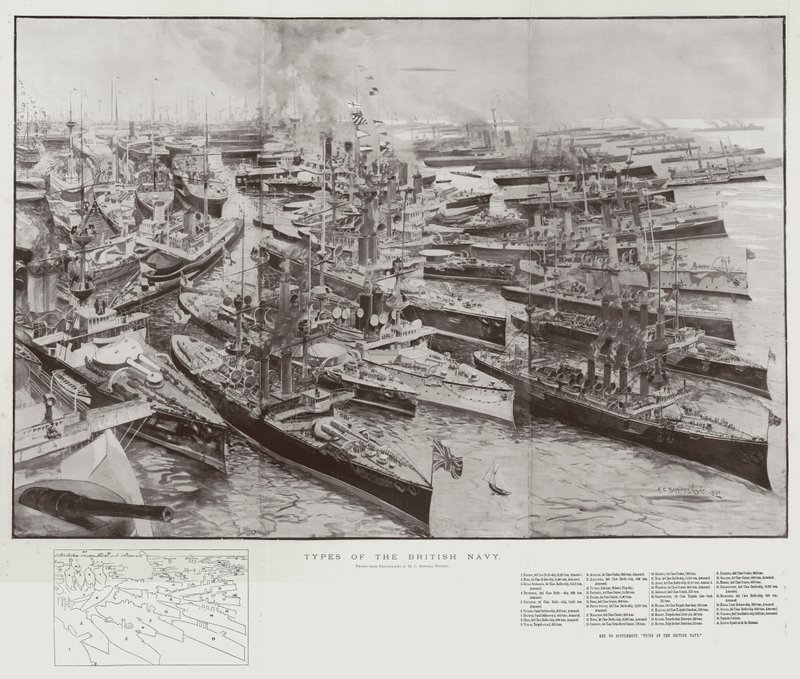 Types of the British Navy by Henry Charles Seppings Wright