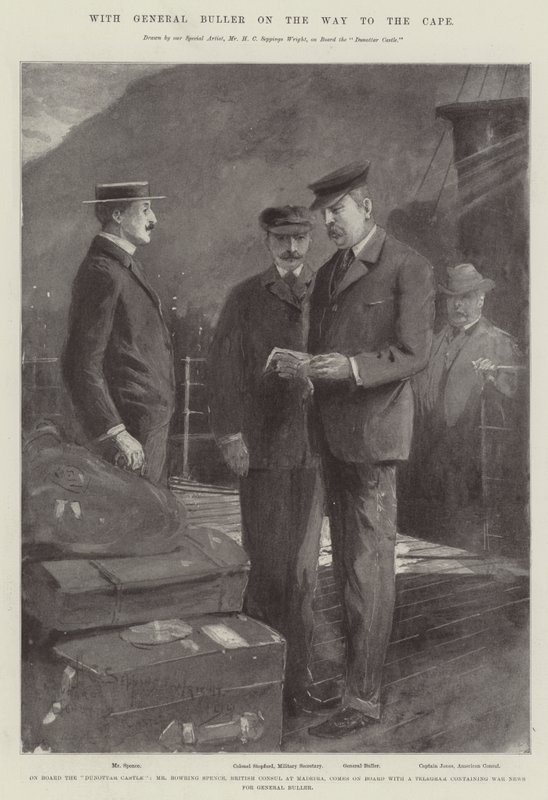With General Buller on the Way to the Cape by Henry Charles Seppings Wright