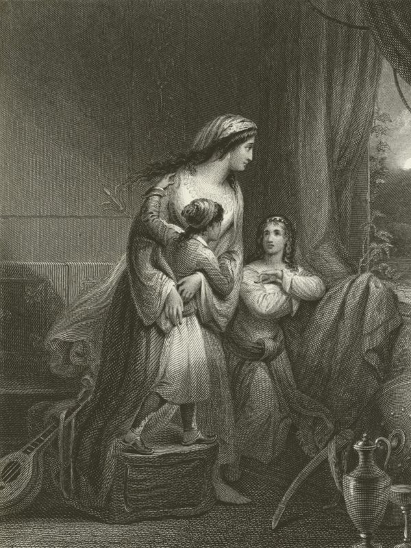 The Greek Mother by Edward Henry Corbould