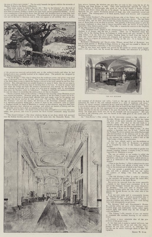 Blenheim Palace Illustrated by Henry Edward Tidmarsh