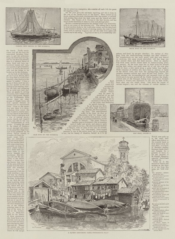Boats of Venice by Henry Edward Tidmarsh