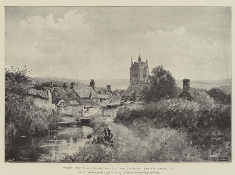 The Mill-Stream, Cerne Abbas by Henry John Yeend King