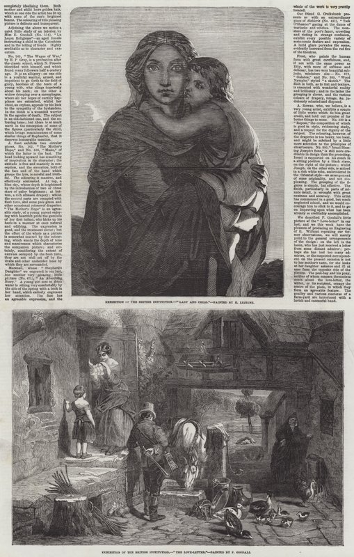 Exhibition of the British Institution by Henry Lejeune