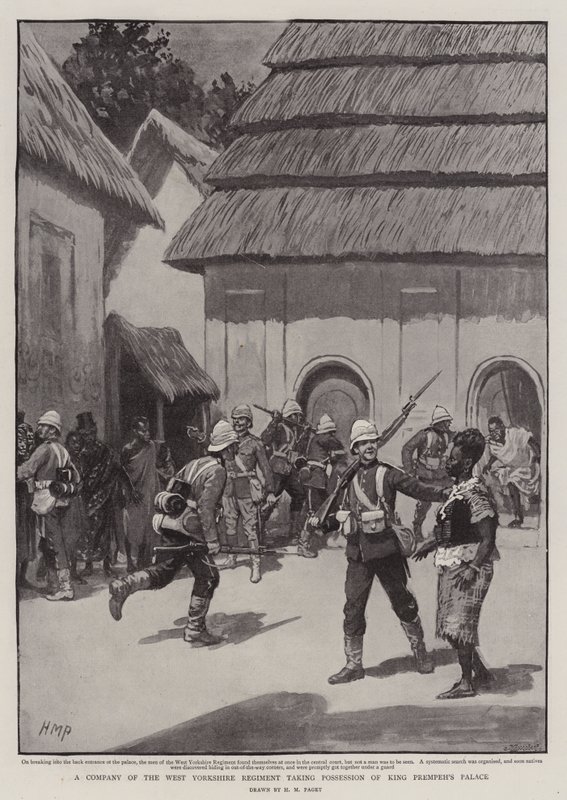 A Company of the West Yorkshire Regiment Taking Possession of King Prempeh