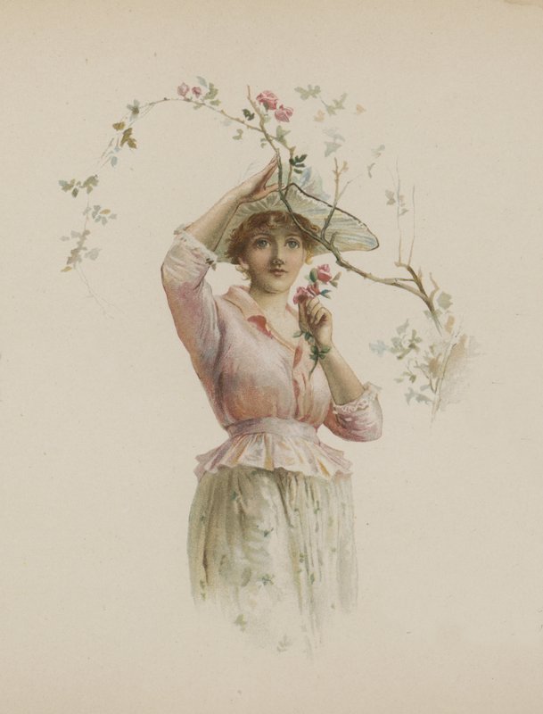 A Red, Red Rose by Henry Marriott Paget