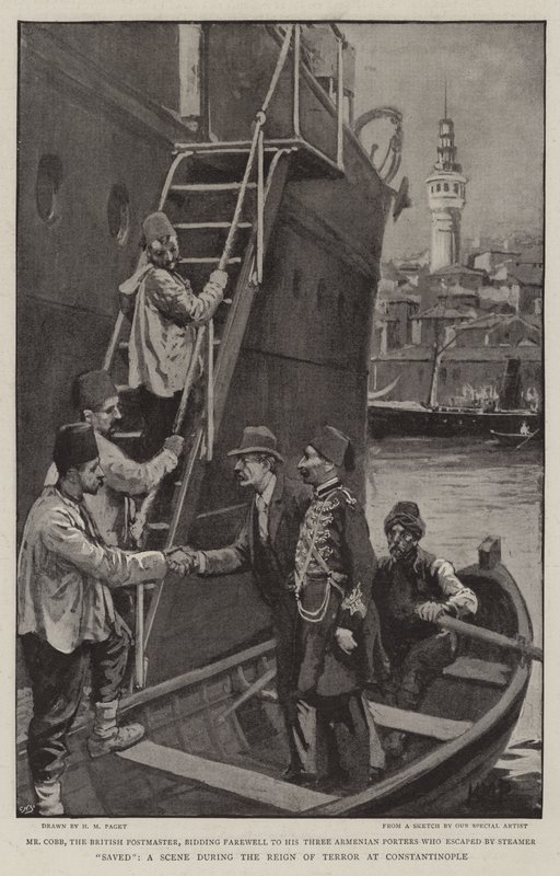 Saved, a Scene during the Reign of Terror at Constantinople by Henry Marriott Paget