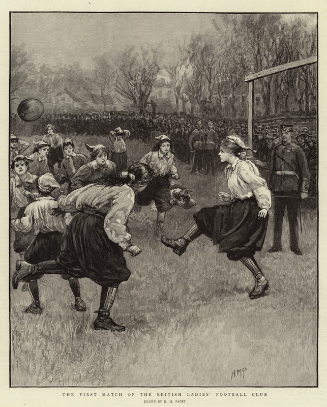 The First Match of the British Ladies