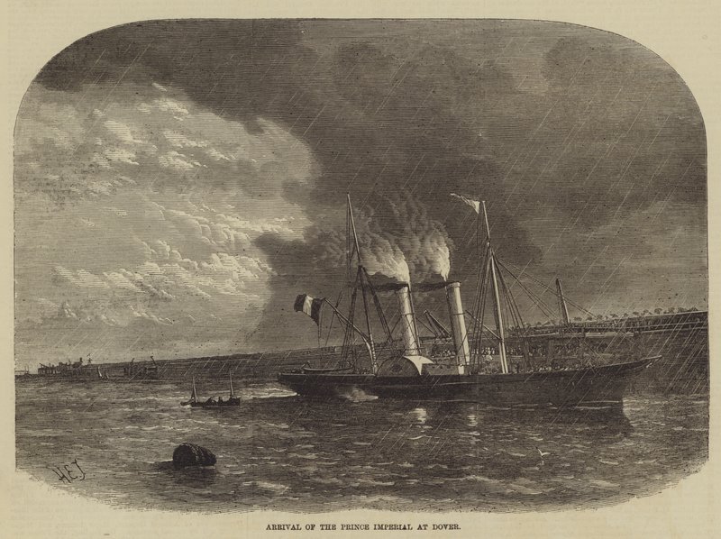 Arrival of the Prince Imperial at Dover by Henry Spernon Tozer
