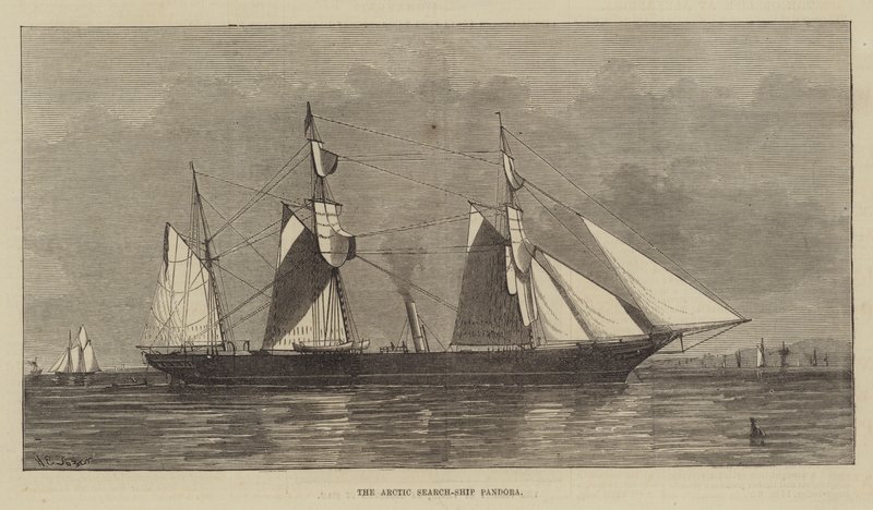 The Arctic Search-Ship Pandora by Henry Spernon Tozer