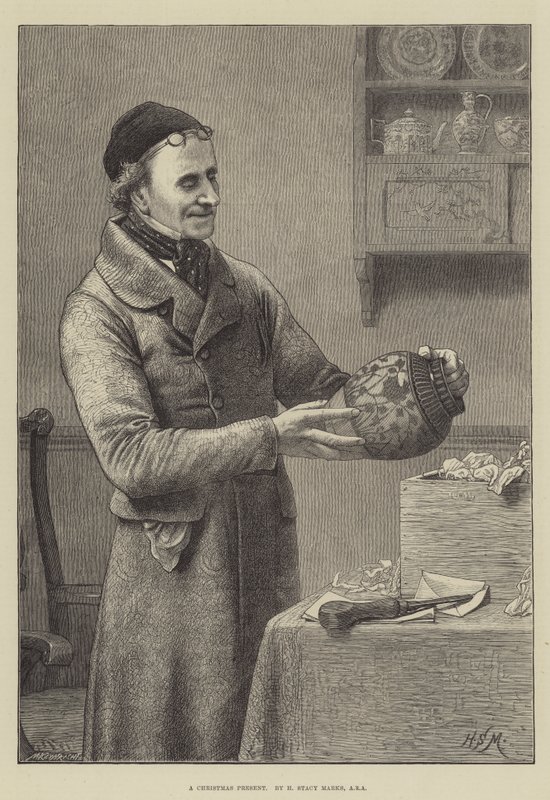 A Christmas Present by Henry Stacey Marks