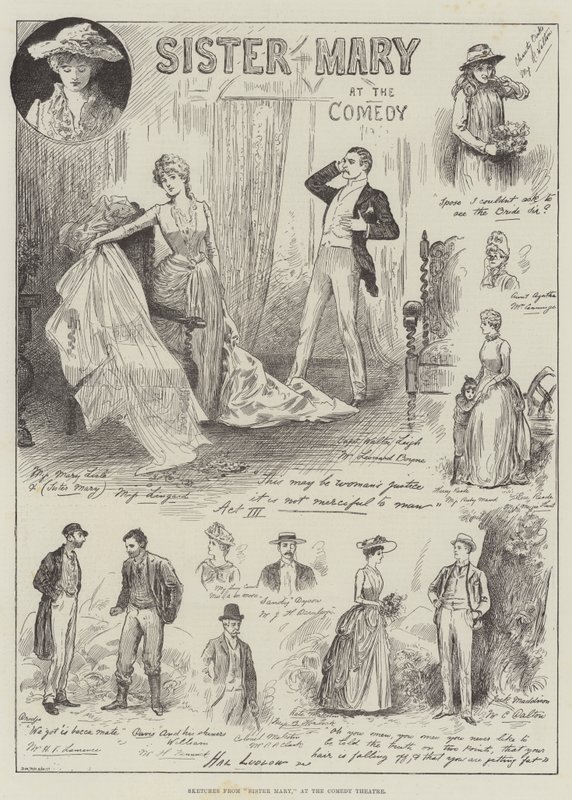 Sketches from Sister Mary, at the Comedy Theatre by Henry Stephen Ludlow