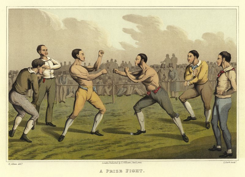 A Prize Fight by Henry Thomas Alken
