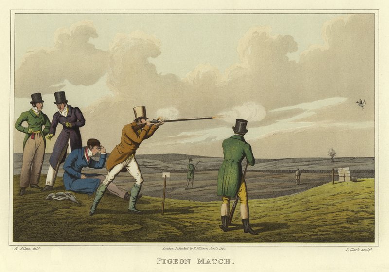 Pigeon Match by Henry Thomas Alken