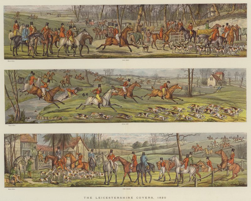 The Leicestershire Covers, 1820 by Henry Thomas Alken