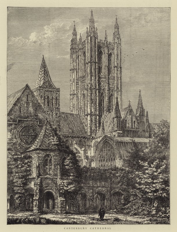 Canterbury Cathedral by Henry William Brewer