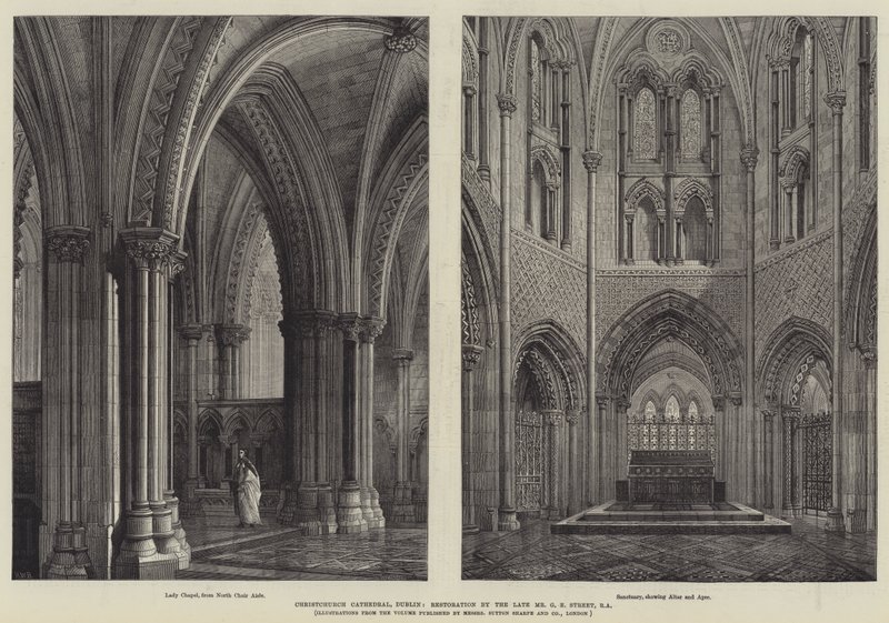 Christchurch Cathedral, Dublin, Restoration by the Late Mr G E Street, RA by Henry William Brewer