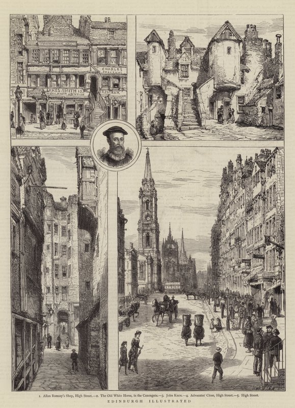Edinburgh Illustrated by Henry William Brewer