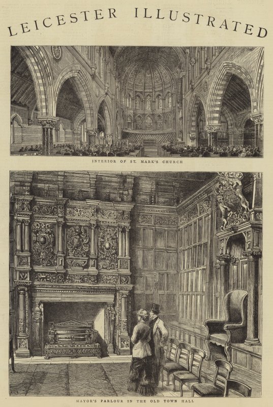 Leicester Illustrated by Henry William Brewer
