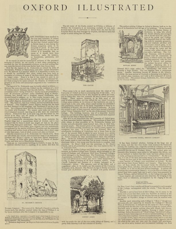Oxford Illustrated by Henry William Brewer