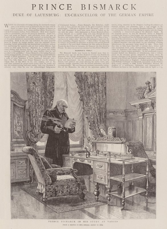 Prince Bismarck by Henry William Brewer